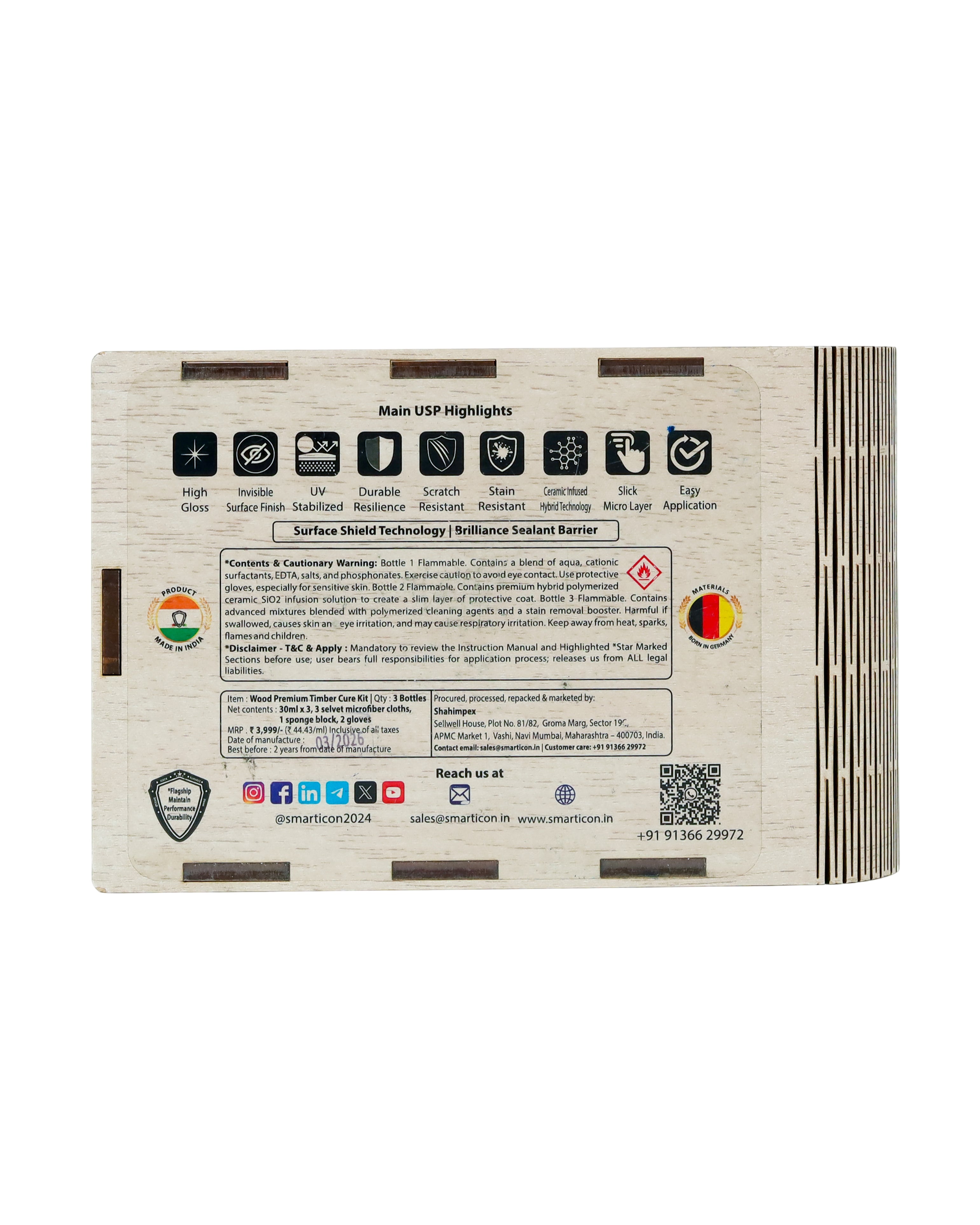 WOOD Premium Timber Cure kit