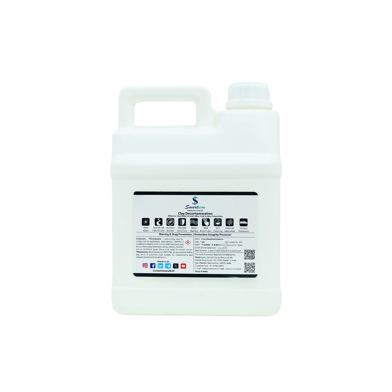 Clay Decontamination Lubricant System