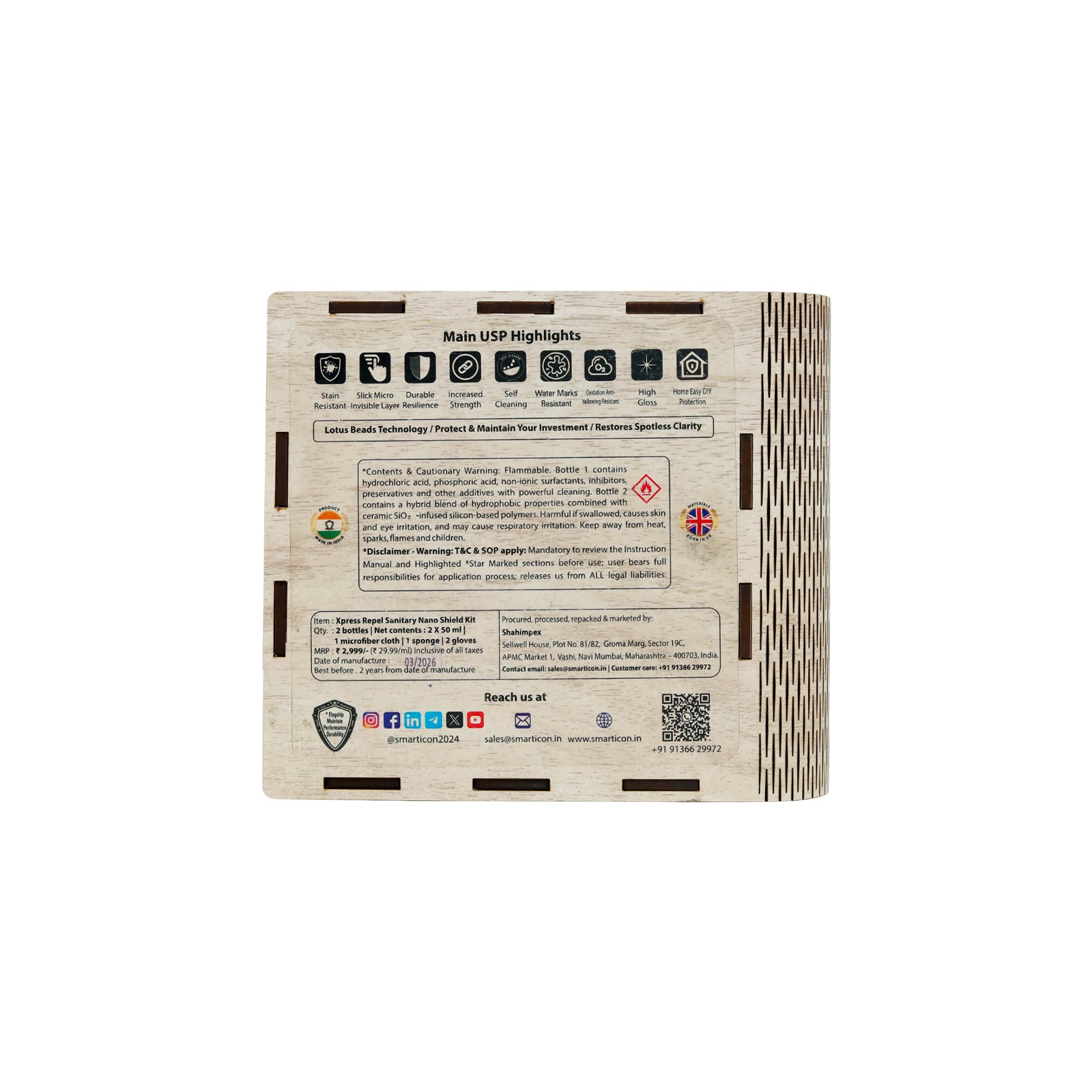 Xpress Repel Sanitary Nano Shield