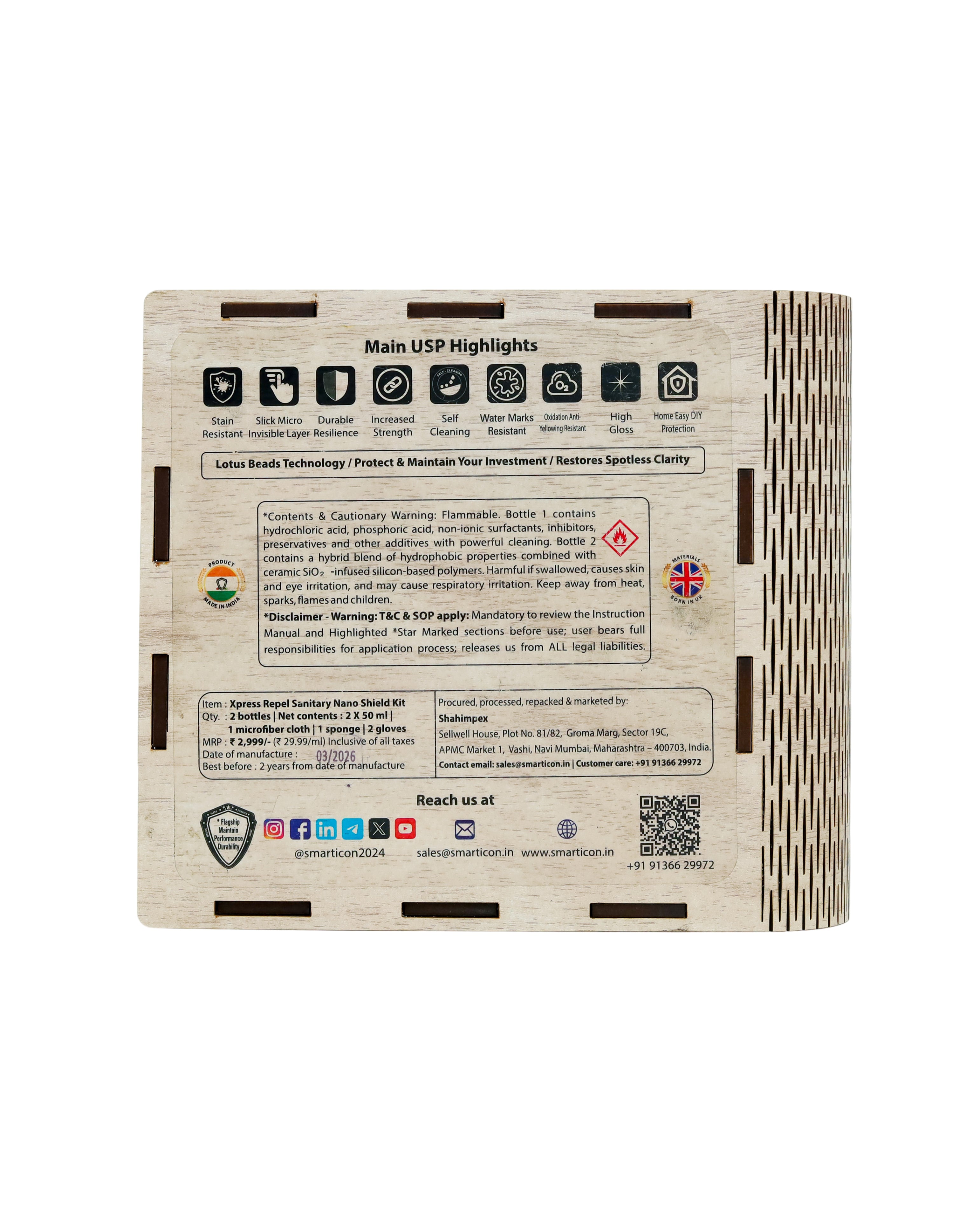 Xpress Repel Sanitary Nano Shield kit