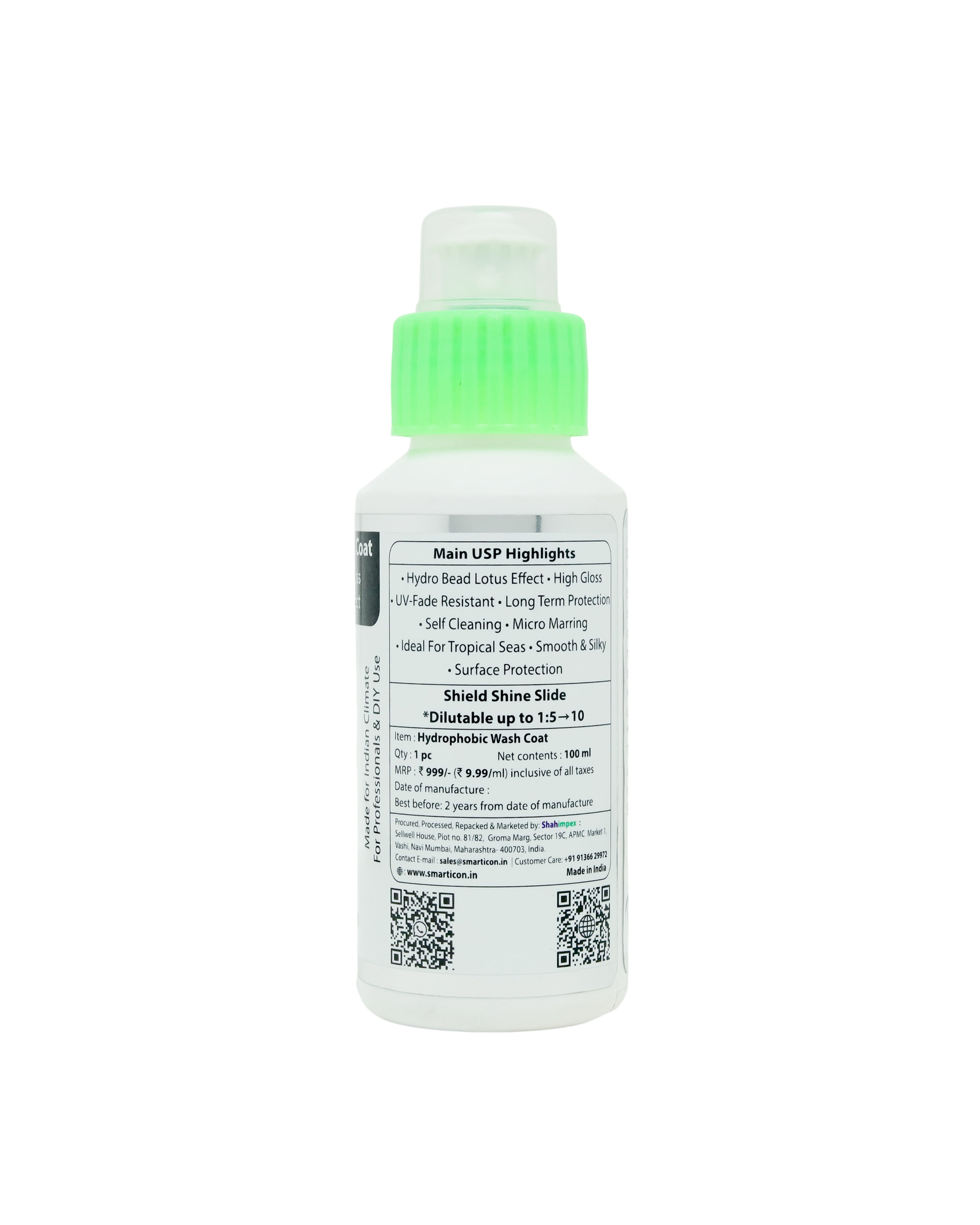 Hydrophobic Wash Coat