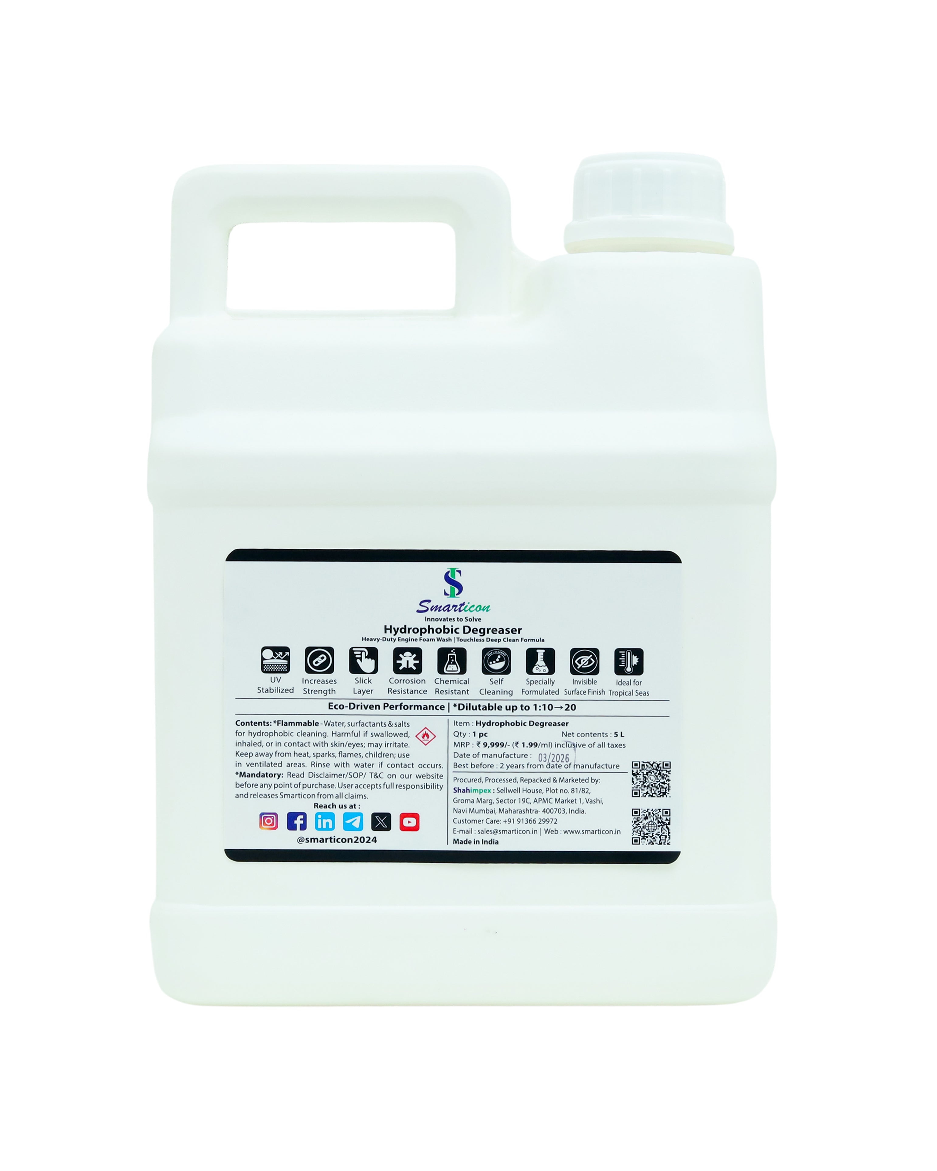 Hydrophobic Degreaser
