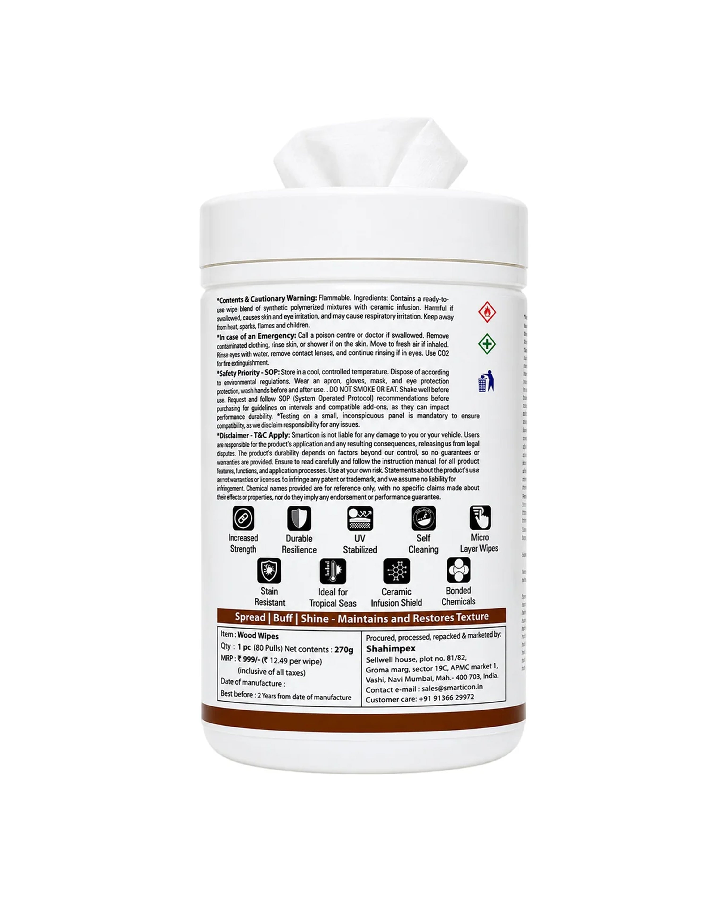 Wood Wipes Instant Coat Formula