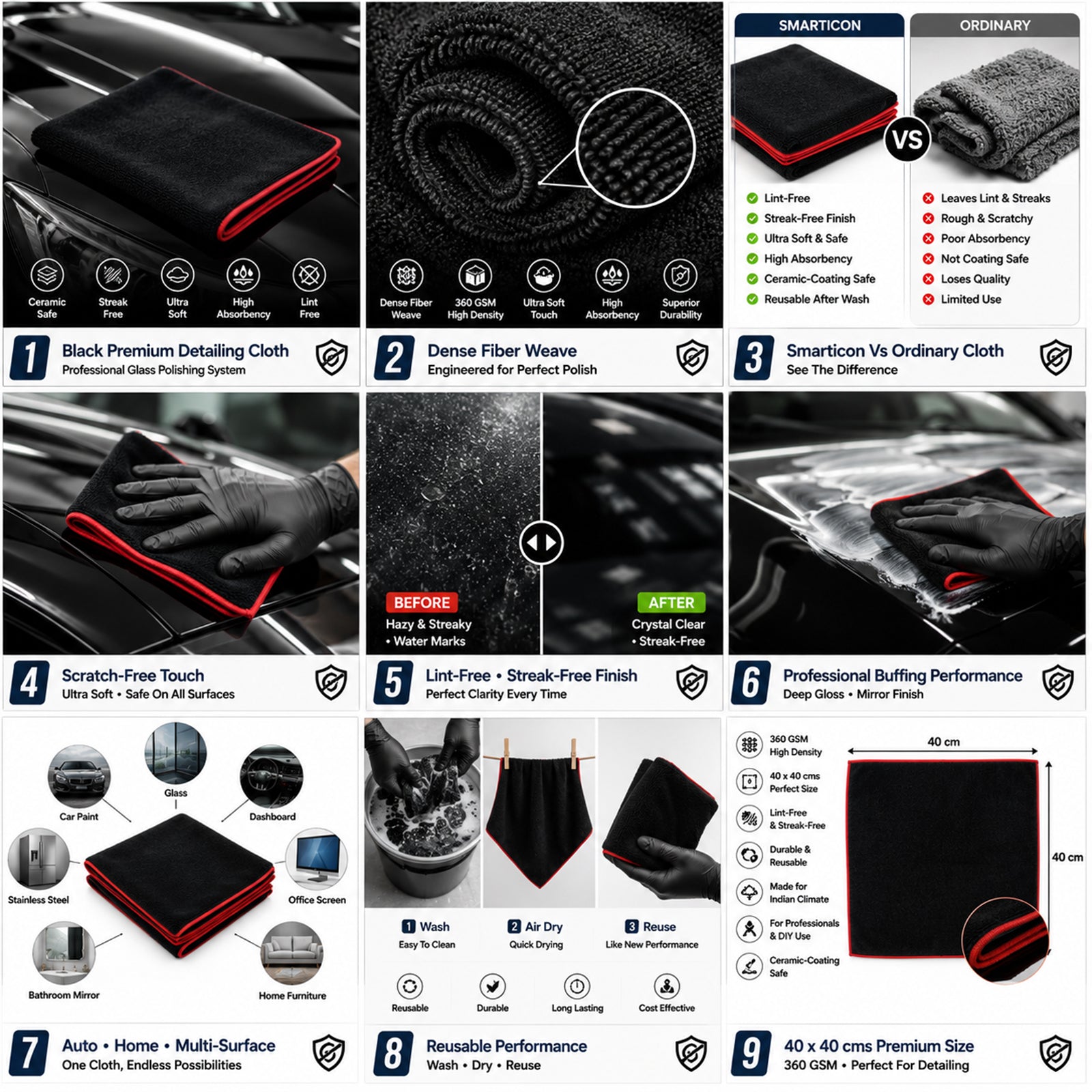 Detailing Microfiber Cloth