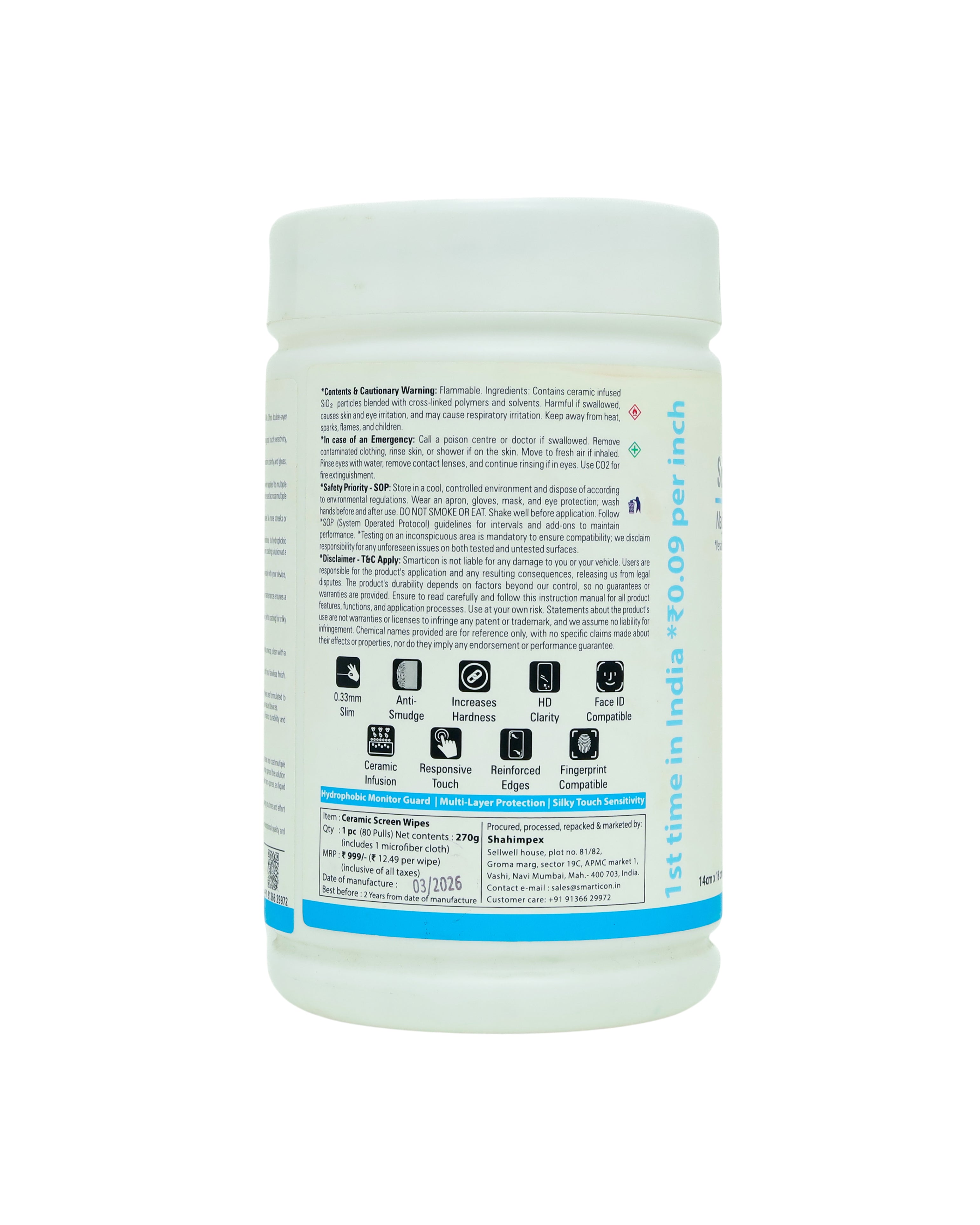 Ceramic Screen Wipes
