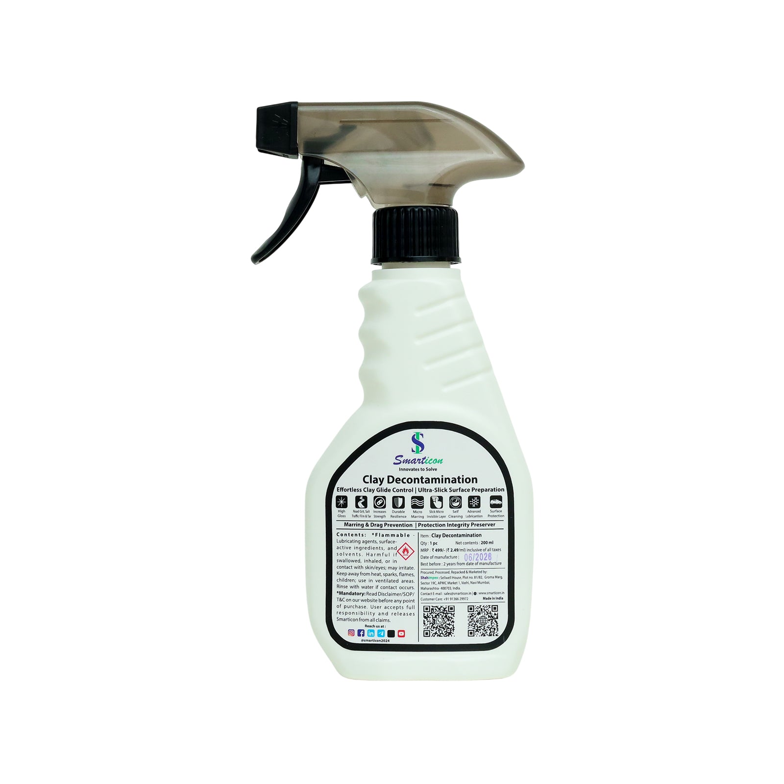Clay Decontamination Lubricant System