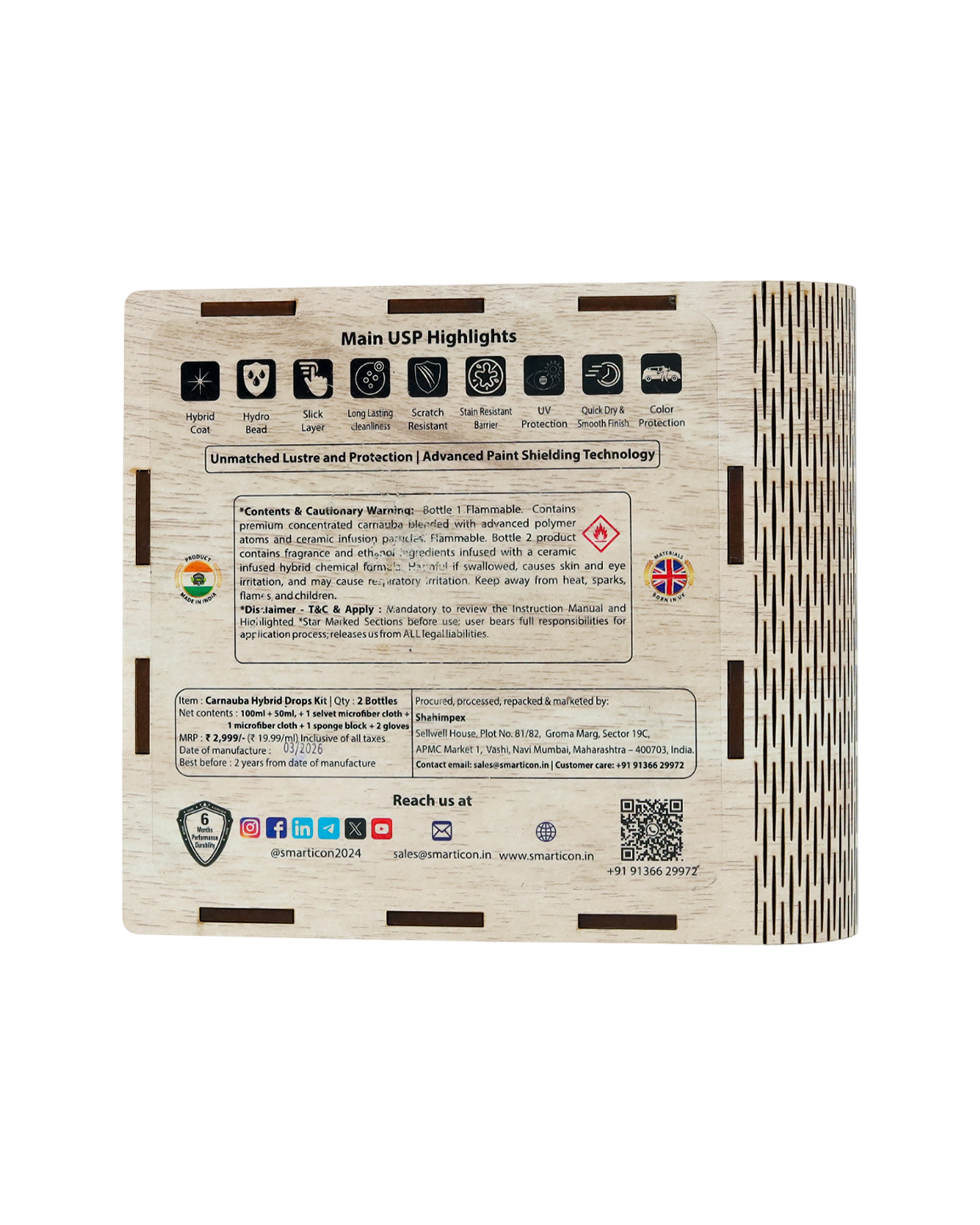 Carnauba Hybrid Drops