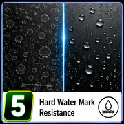 Hard Water Mark Resistance