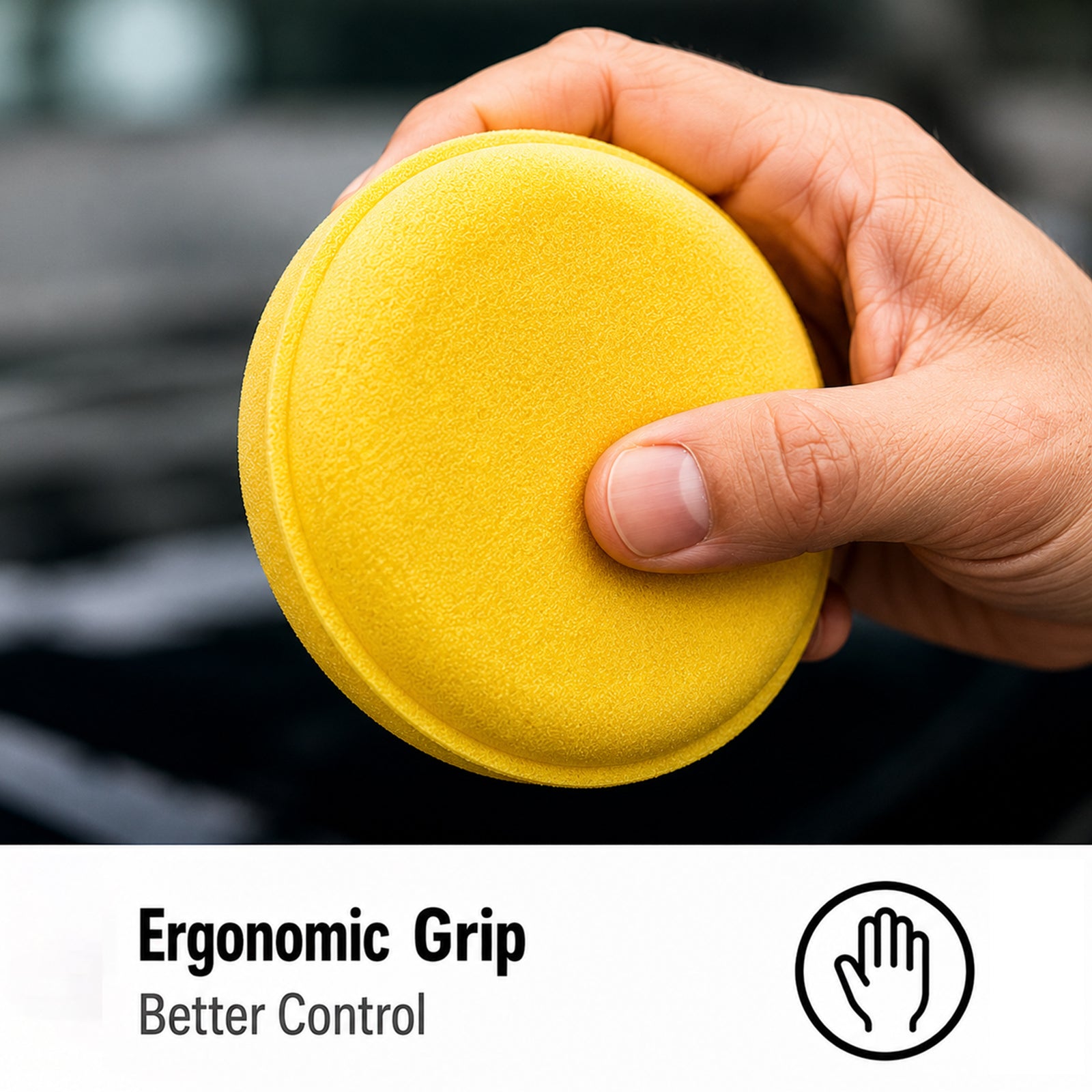 Yellow Round Sponge