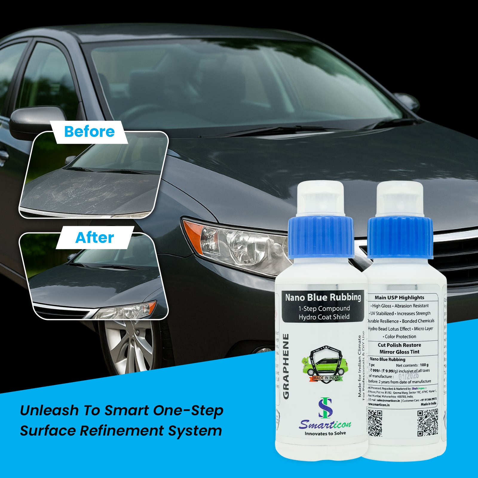 Nano Blue Rubbing