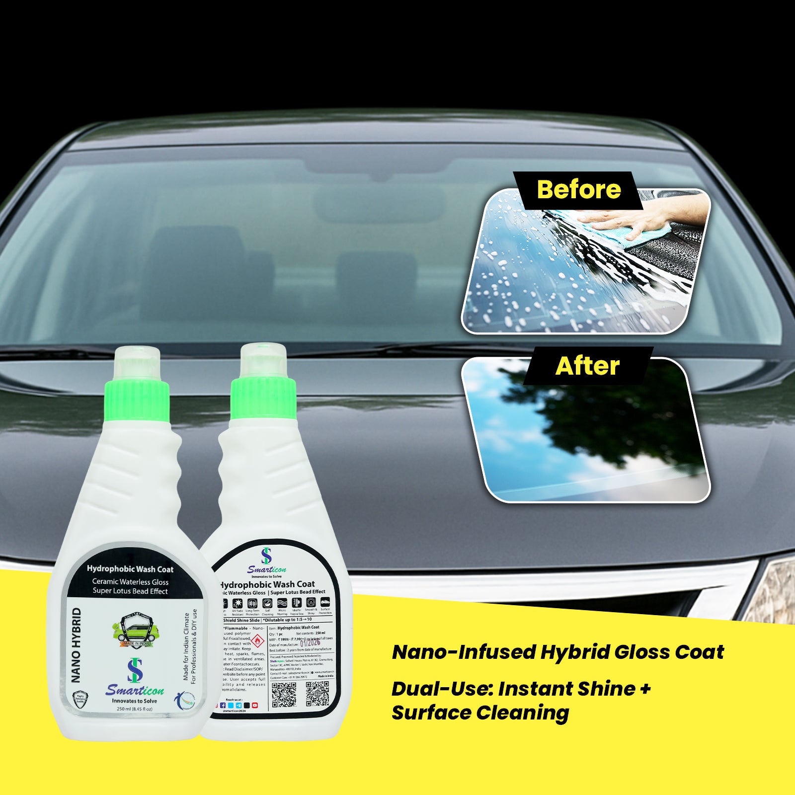 Hydrophobic Wash Coat
