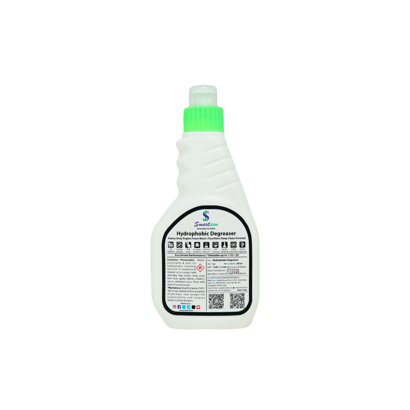 Hydrophobic Degreaser