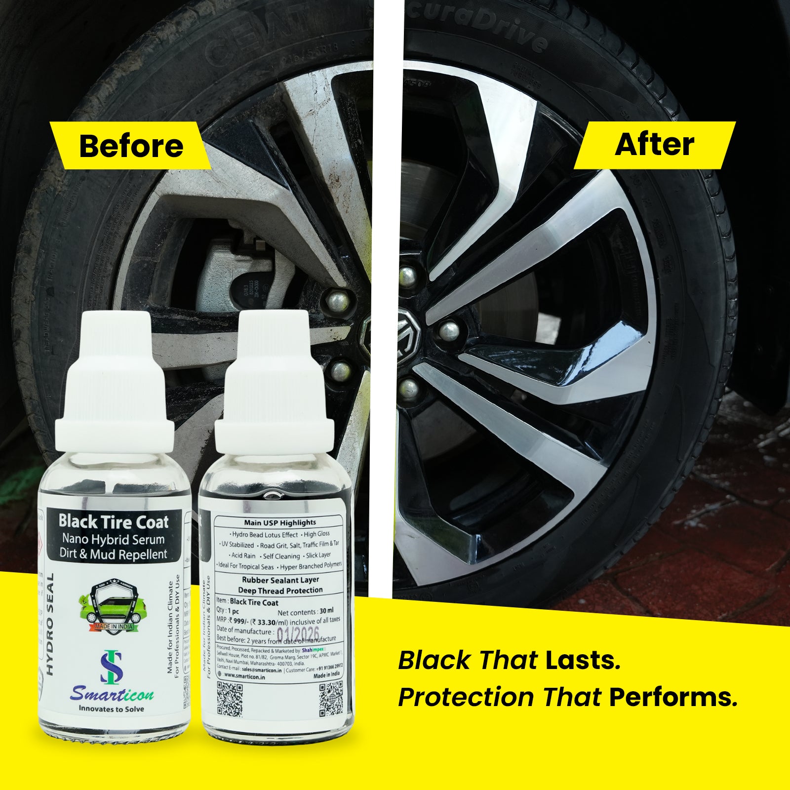 Black Tire Coat