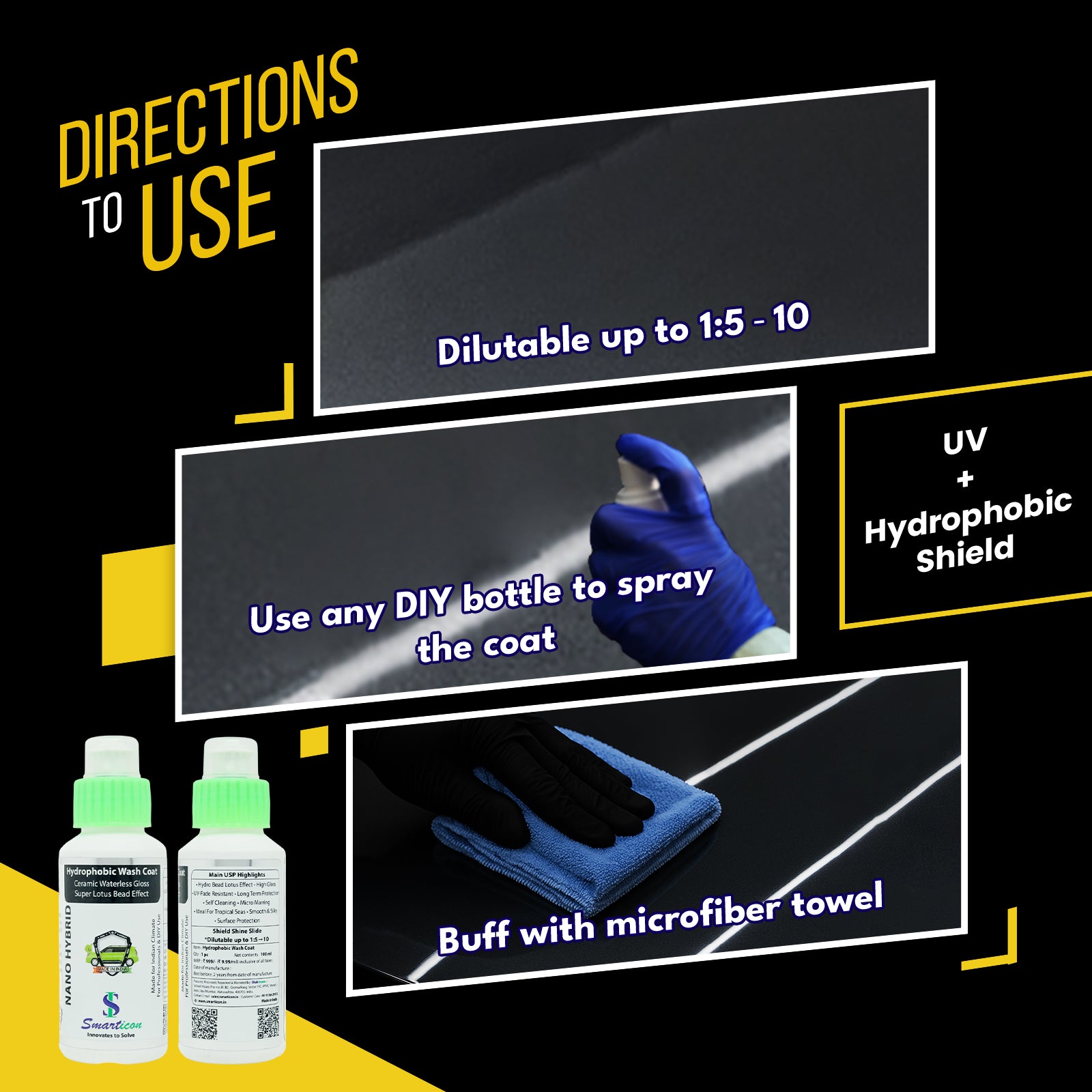 Hydrophobic Wash Coat