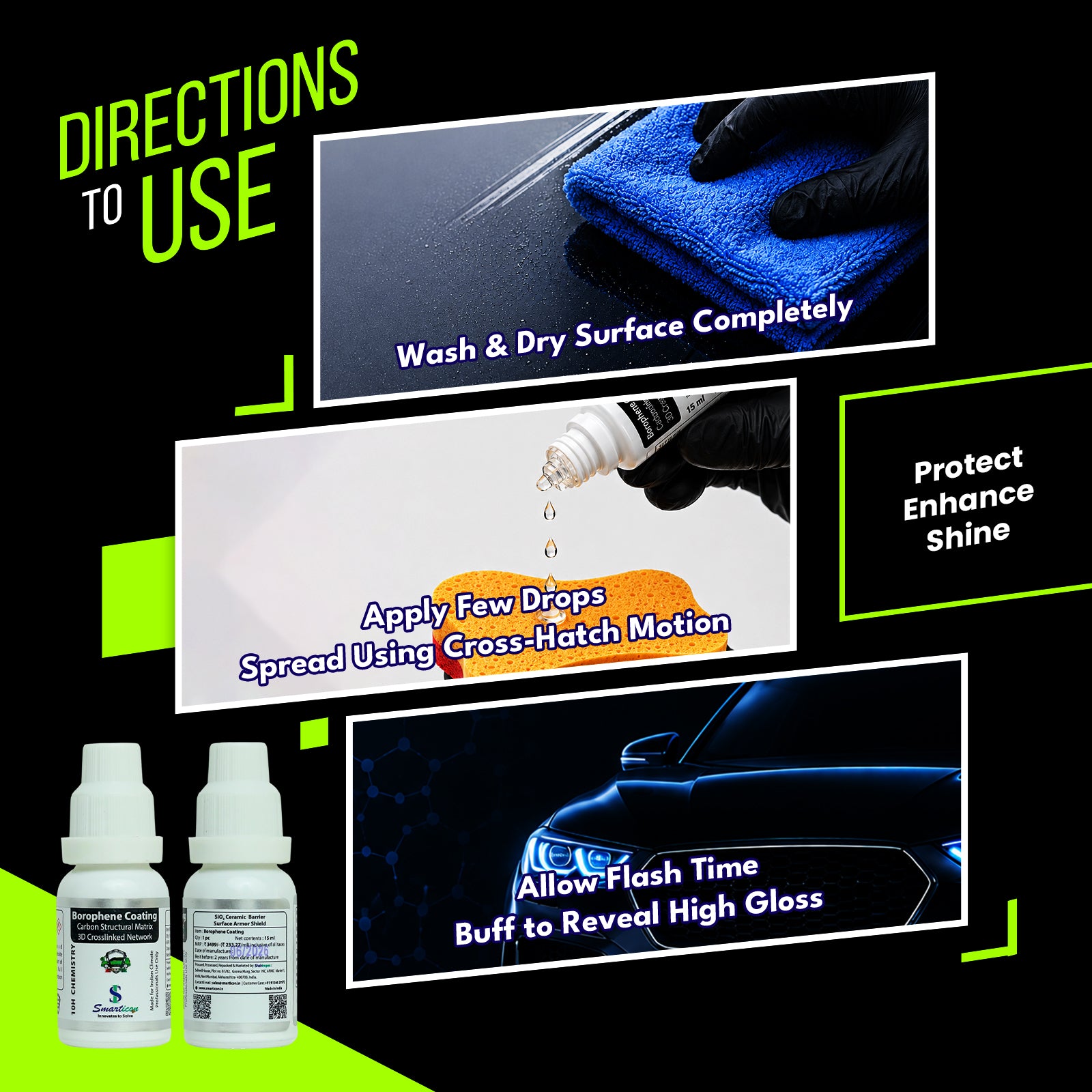 Borophene Coating