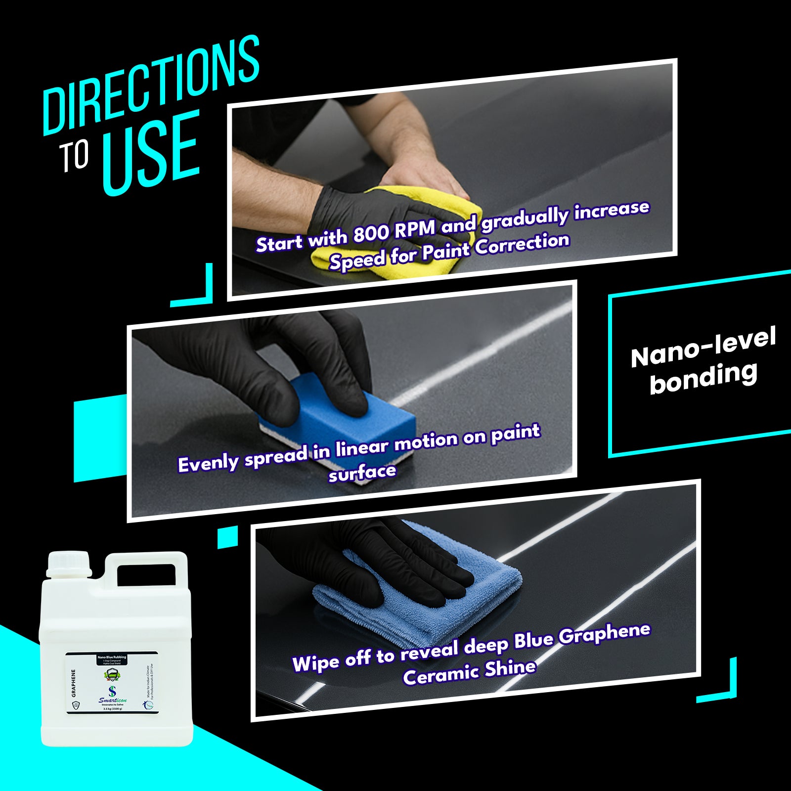 Nano Blue Rubbing
