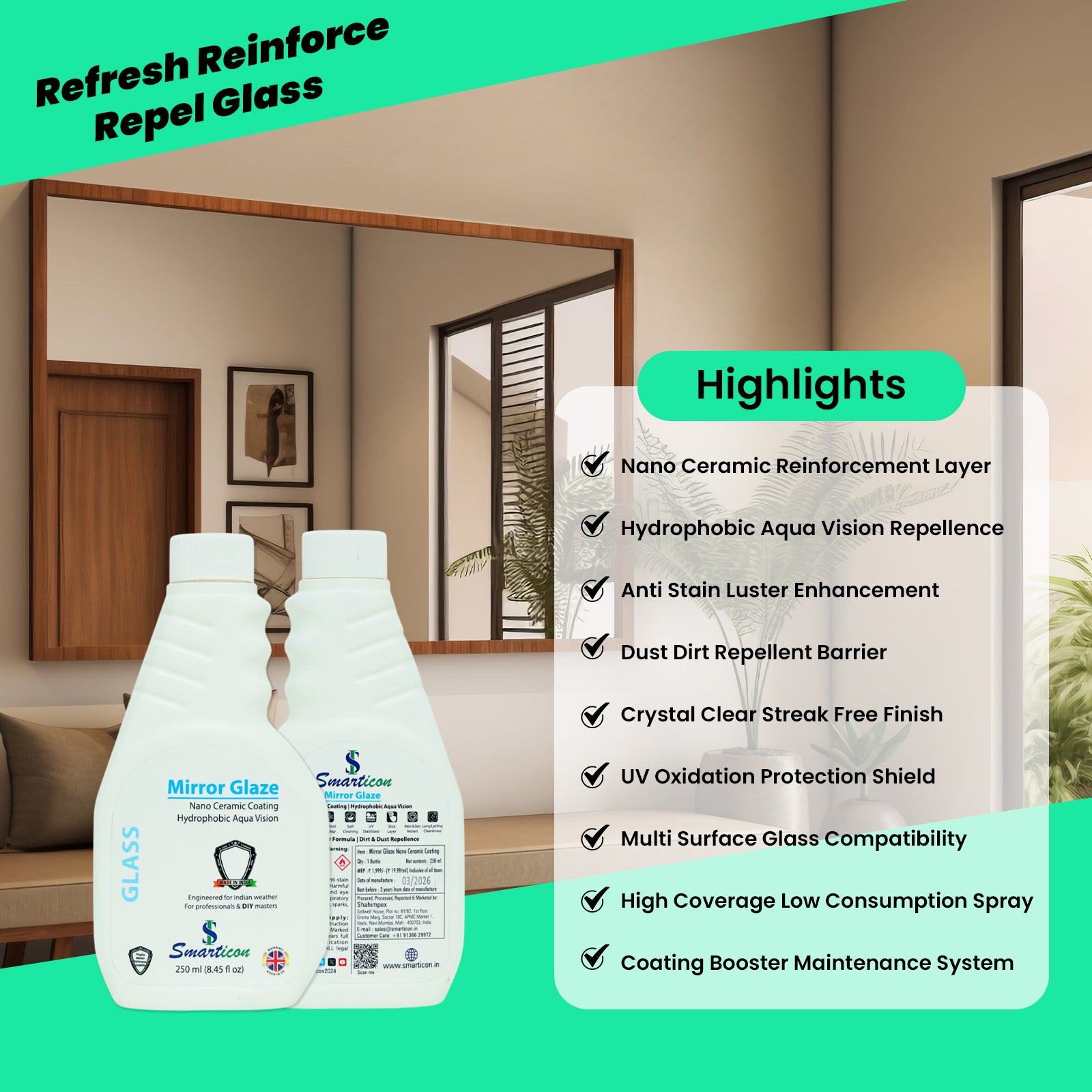 Mirror Glaze Nano Ceramic Coating