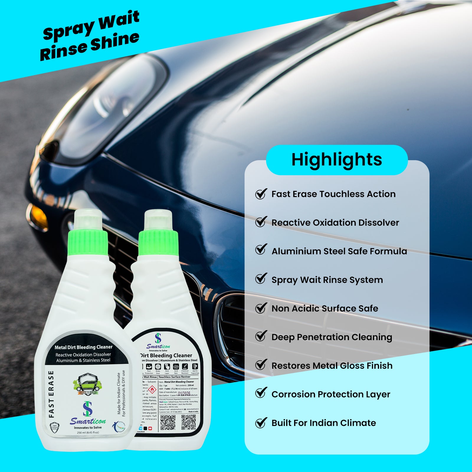 Metal Dirt Bleeding Cleaner