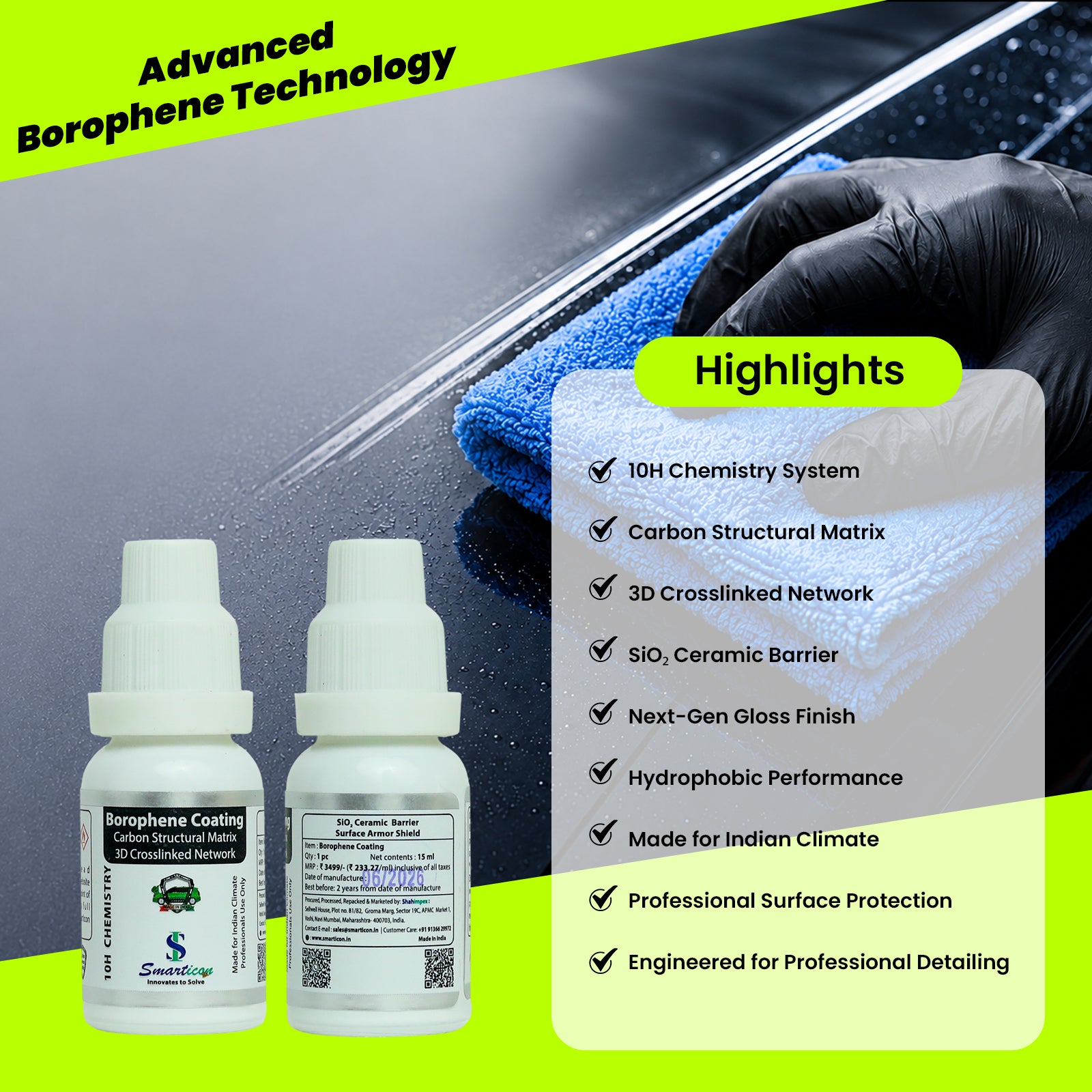 Borophene Coating