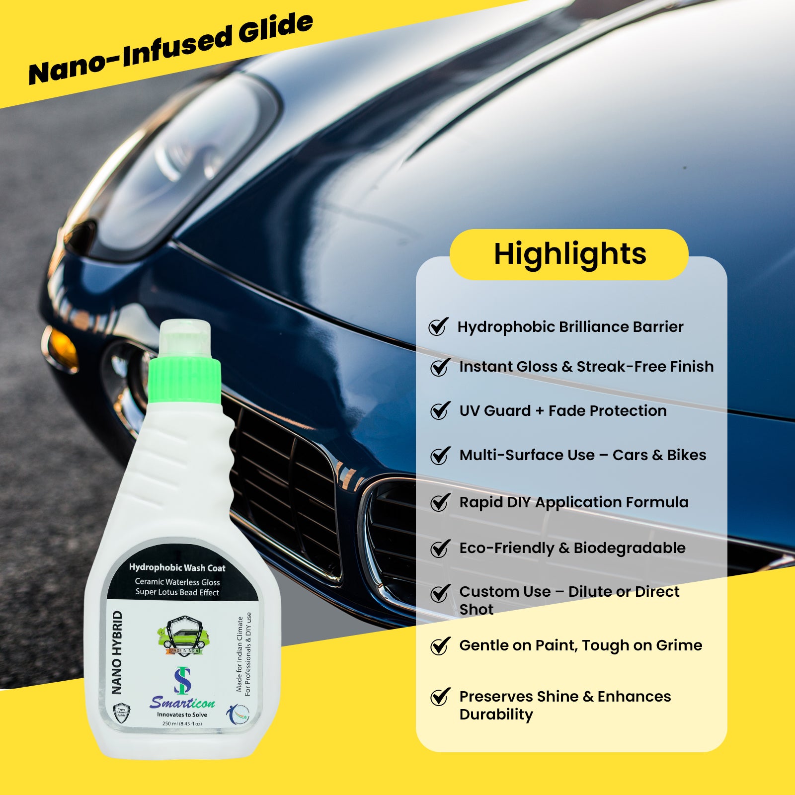 Hydrophobic Wash Coat
