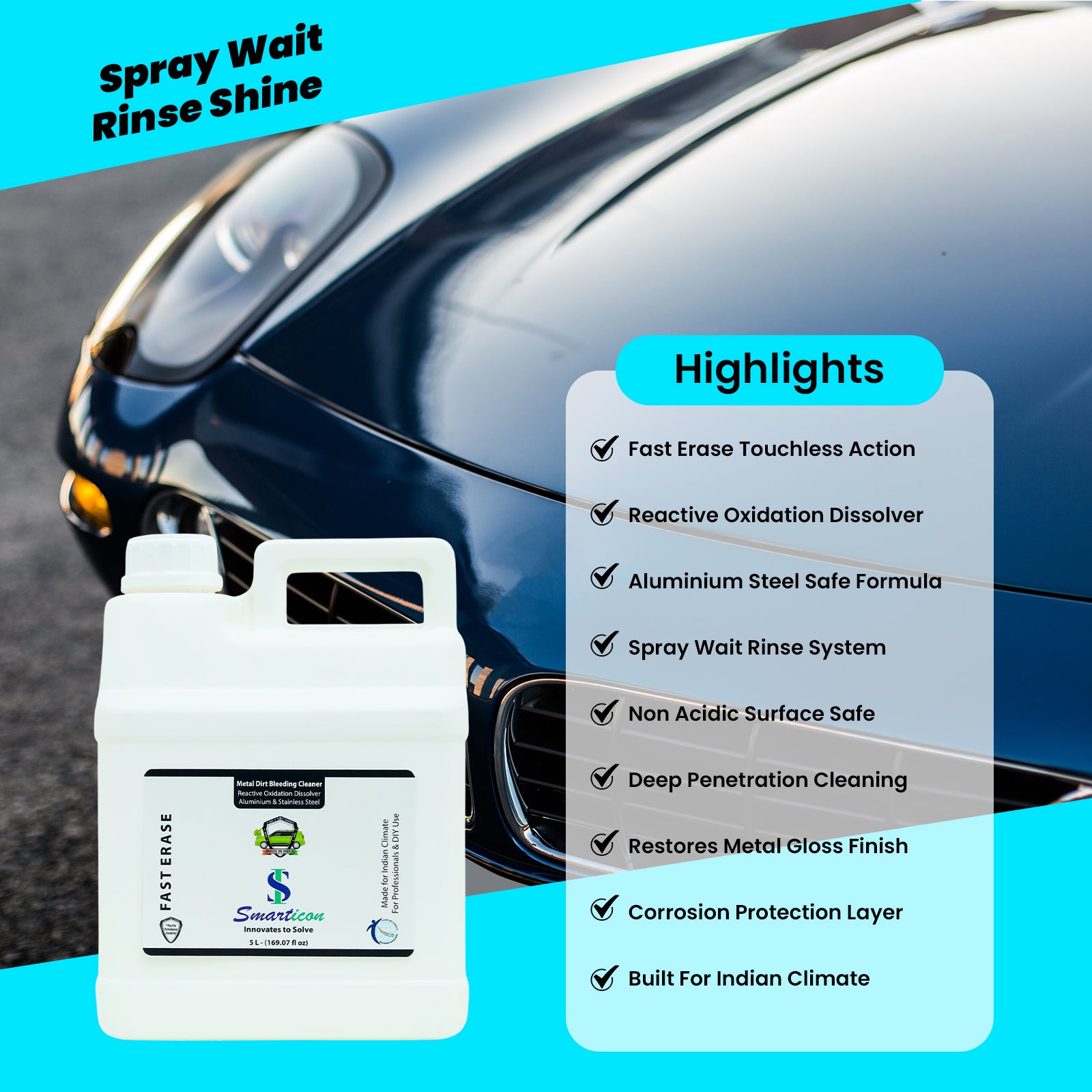 Metal Dirt Bleeding Cleaner