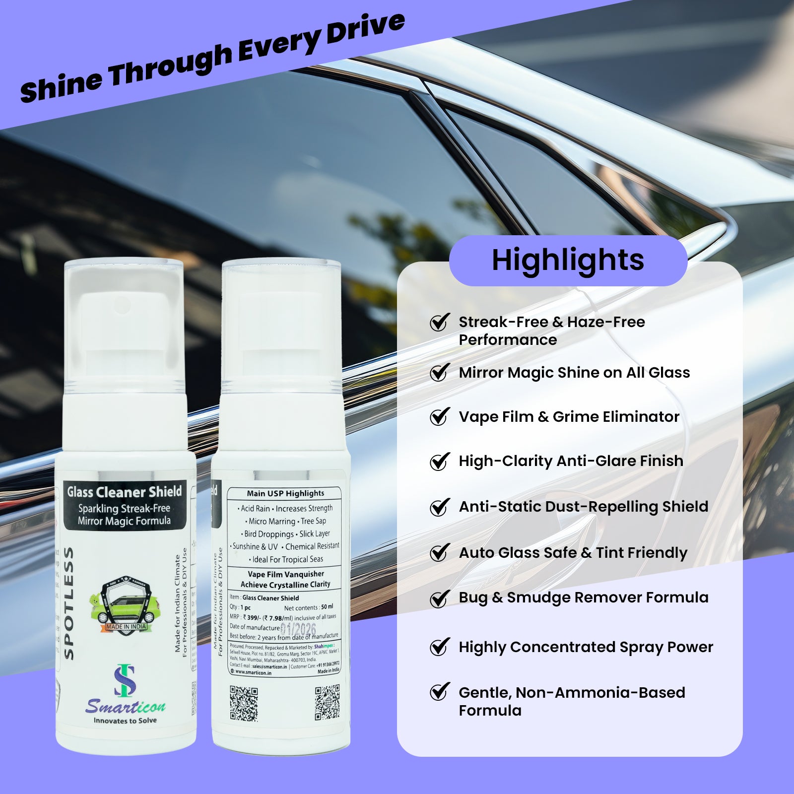 Glass Cleaner Shield