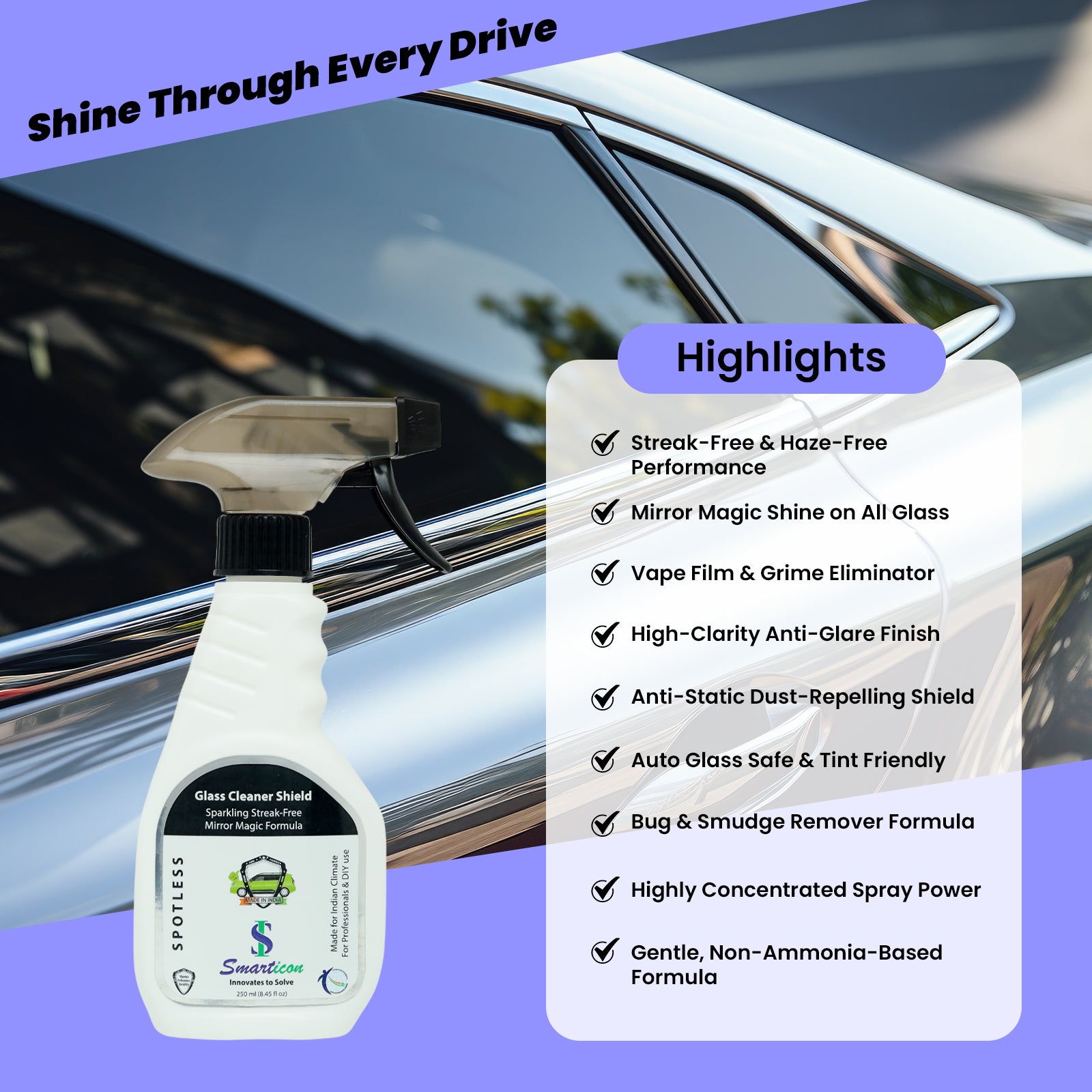 Glass Cleaner Shield