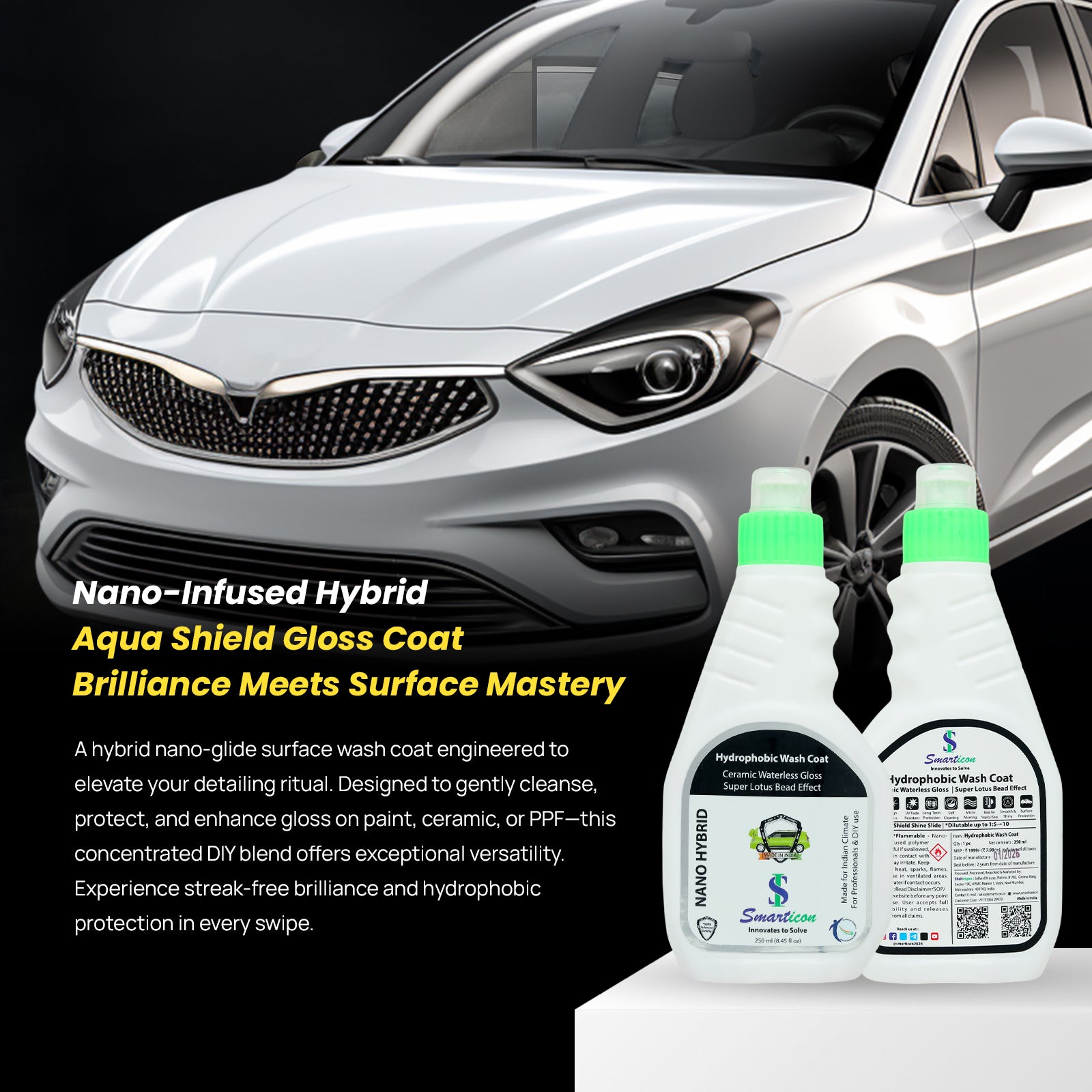 Hydrophobic Wash Coat