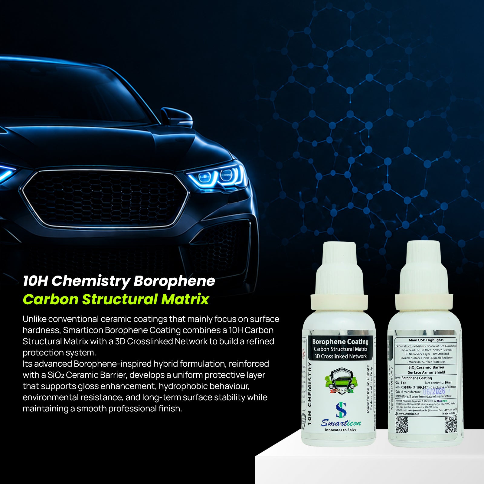 Borophene Coating