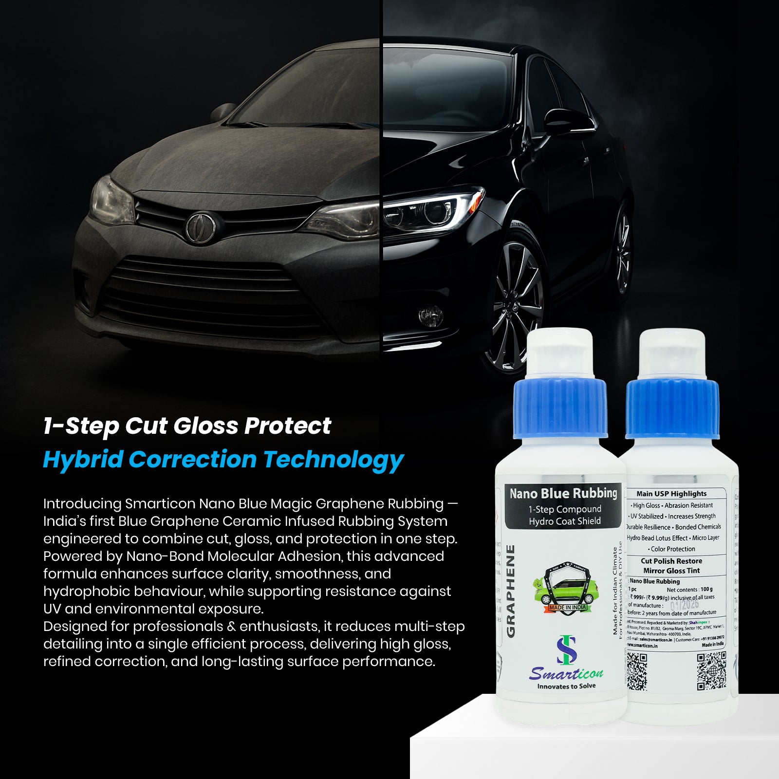 Nano Blue Rubbing