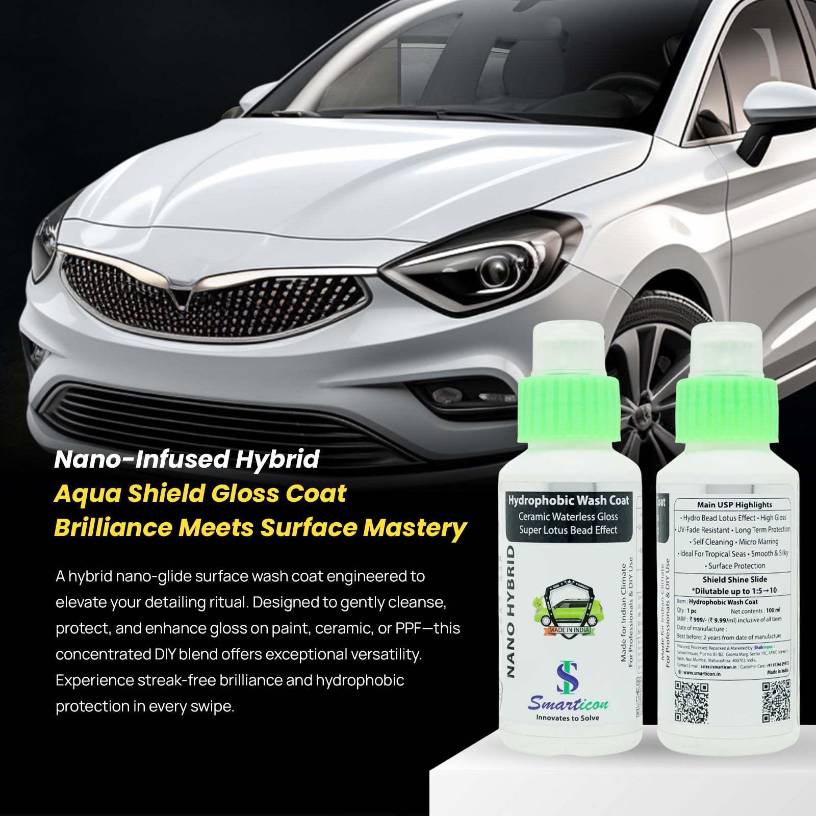 Hydrophobic Wash Coat